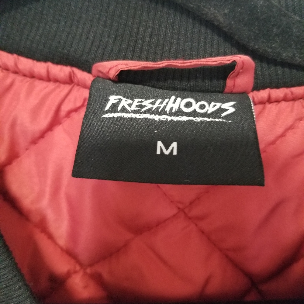 FRESH HOODS Enchanted Items Bomber Jacket Adult M - Picture 5 of 9
